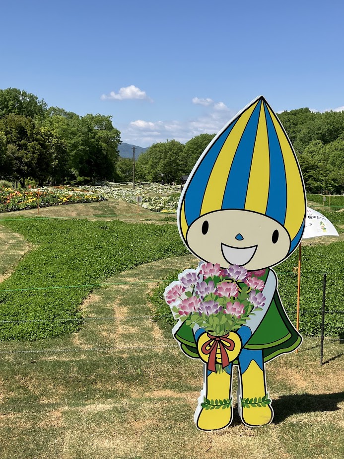 花の段々畑